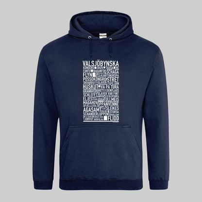 Valsjöbynska Dialekt Text Hoodie