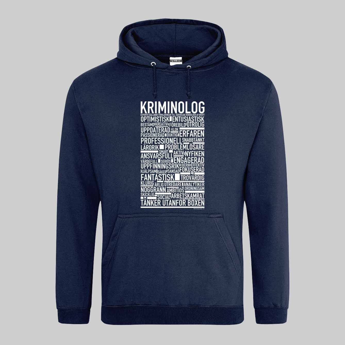 Kriminolog Text Hoodie