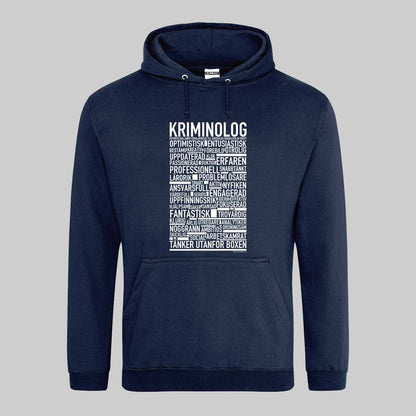Kriminolog Text Hoodie