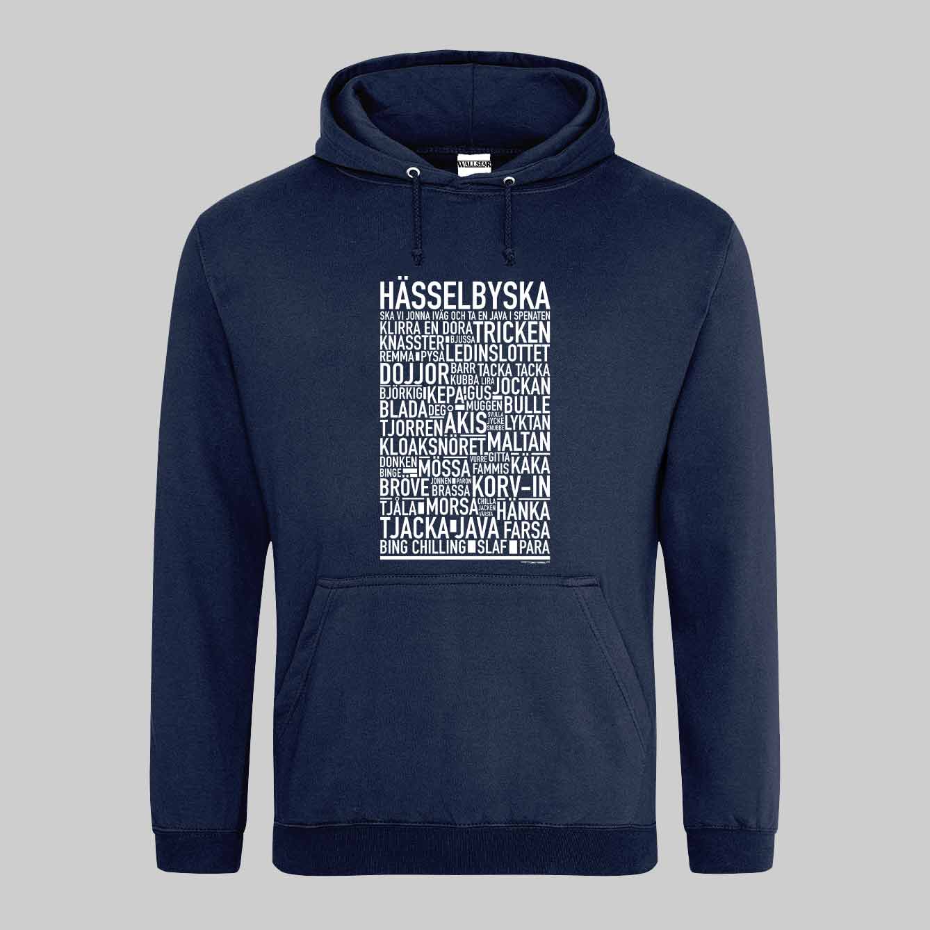 Hässelbyska Dialekt Text Hoodie