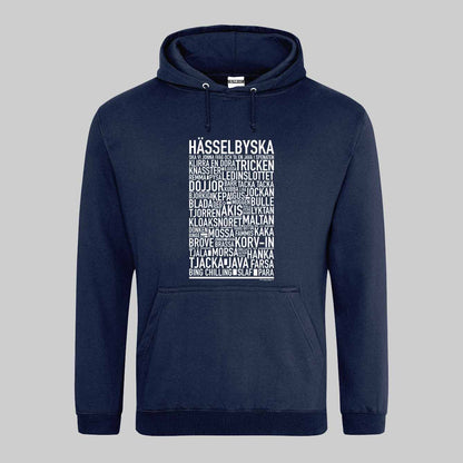 Hässelbyska Dialekt Text Hoodie