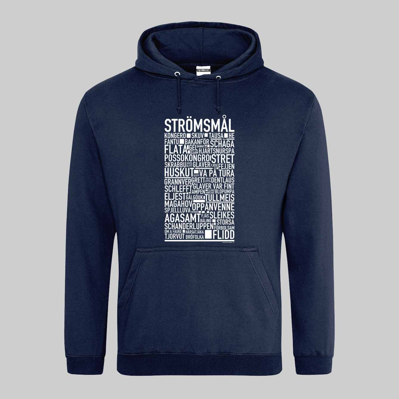 Strömsmål Dialekt Text Hoodie