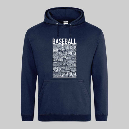 Baseball Text Hoodie