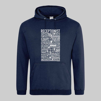 Receptionist Text Hoodie