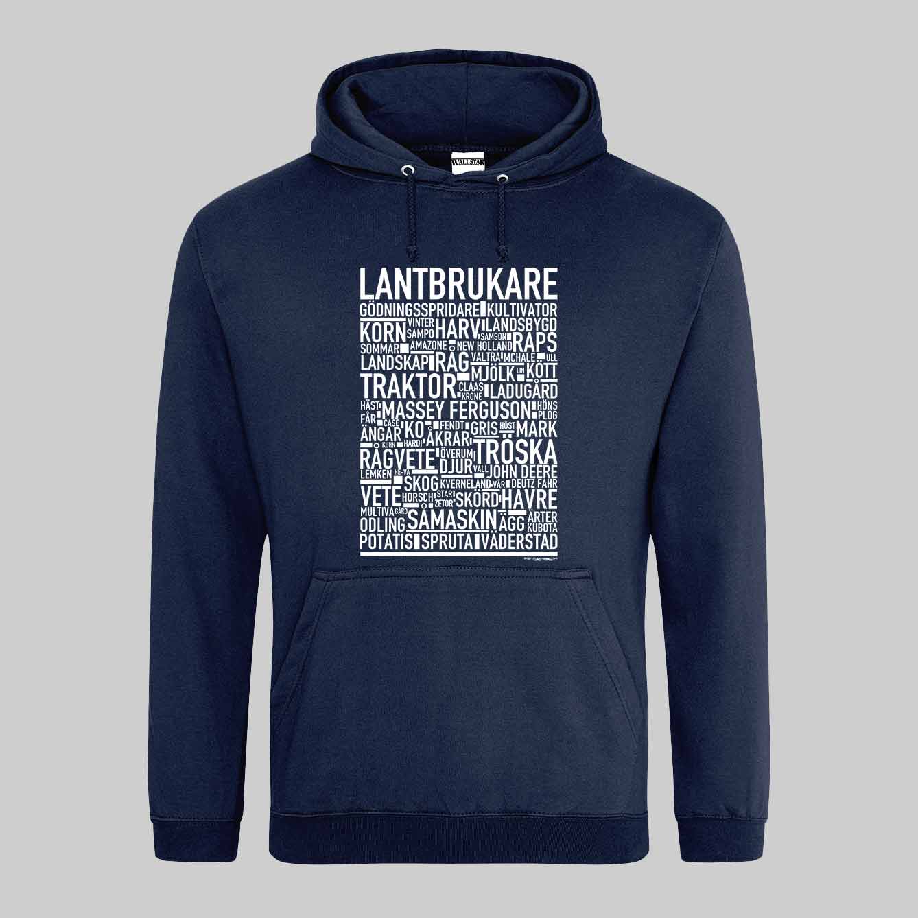 Lantbrukare Text Hoodie