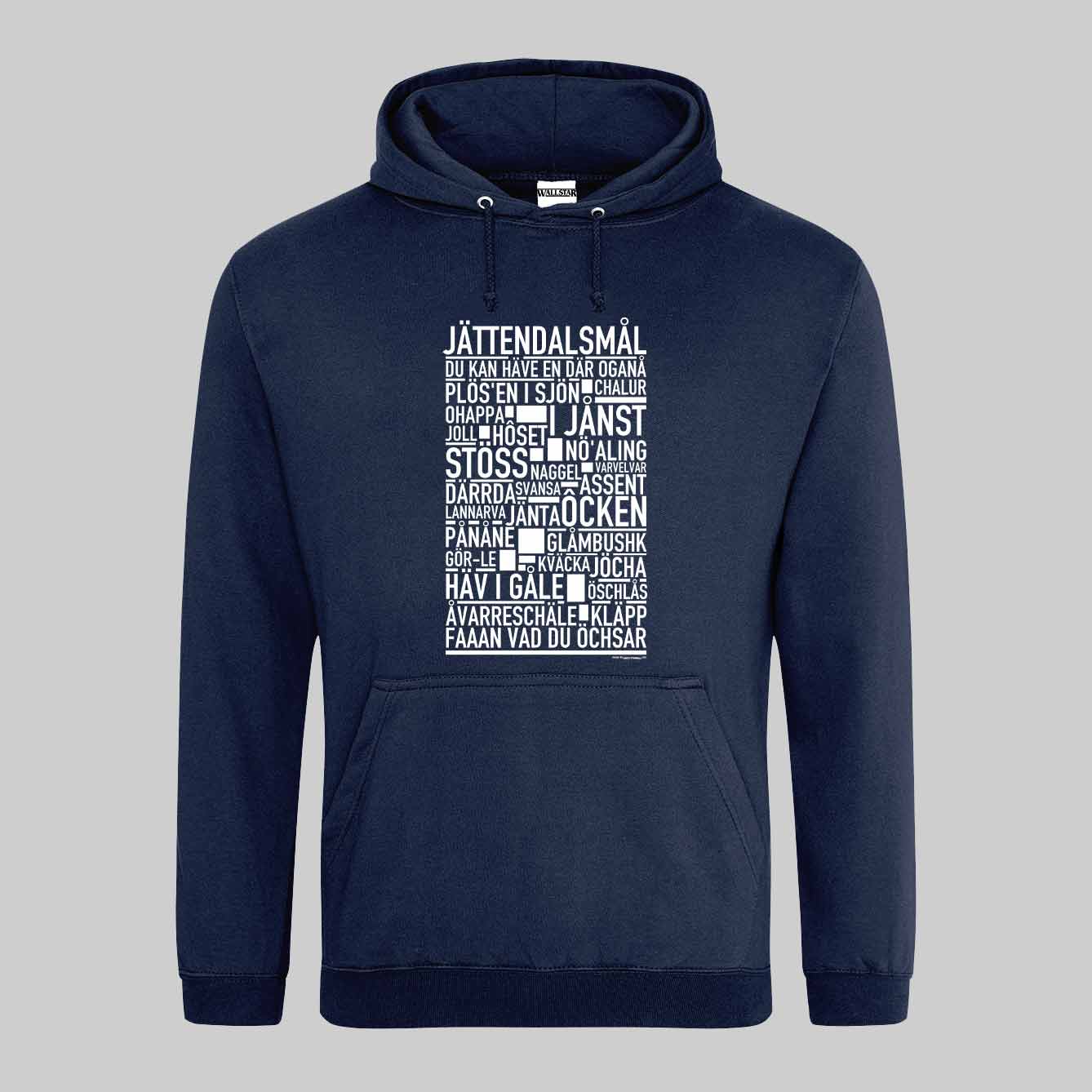Jättendalsmål Dialekt Text Hoodie