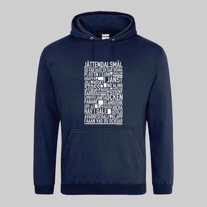 Jättendalsmål Dialekt Text Hoodie