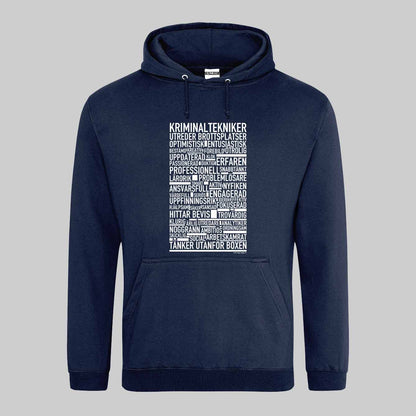 Kriminaltekniker Text Hoodie