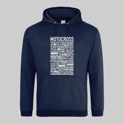 Motocross Text Hoodie