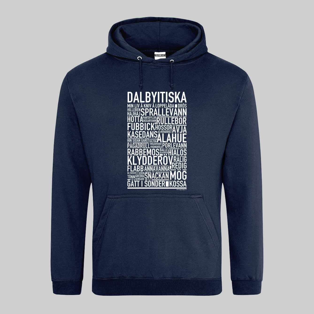 Dalbyitiska Dialekt Text Hoodie