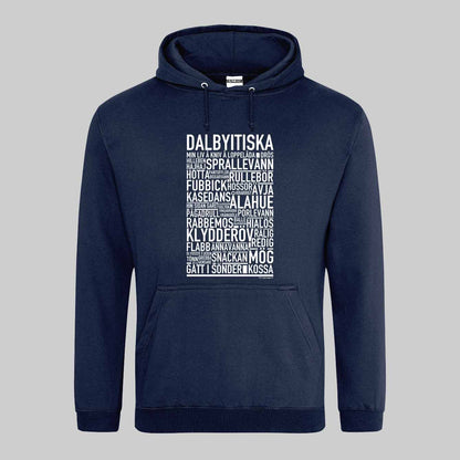 Dalbyitiska Dialekt Text Hoodie