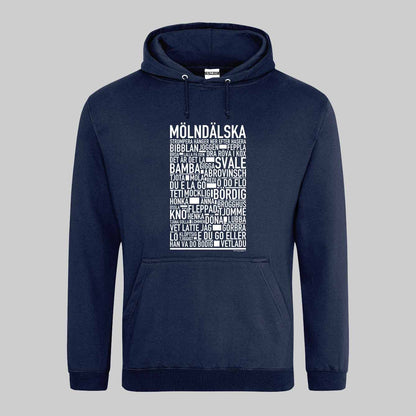 Mölndälska Dialekt Text Hoodie