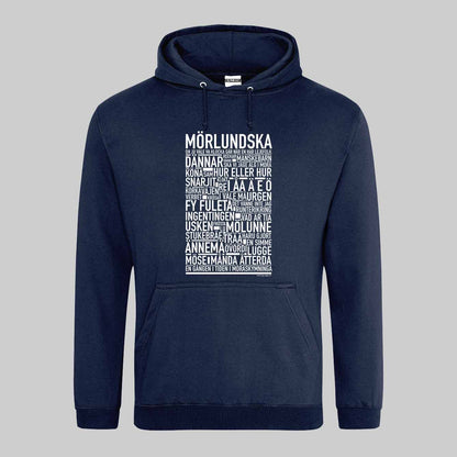 Mörlundska Dialekt Text Hoodie