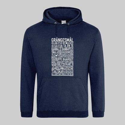 Grängesmål Dialekt Text Hoodie
