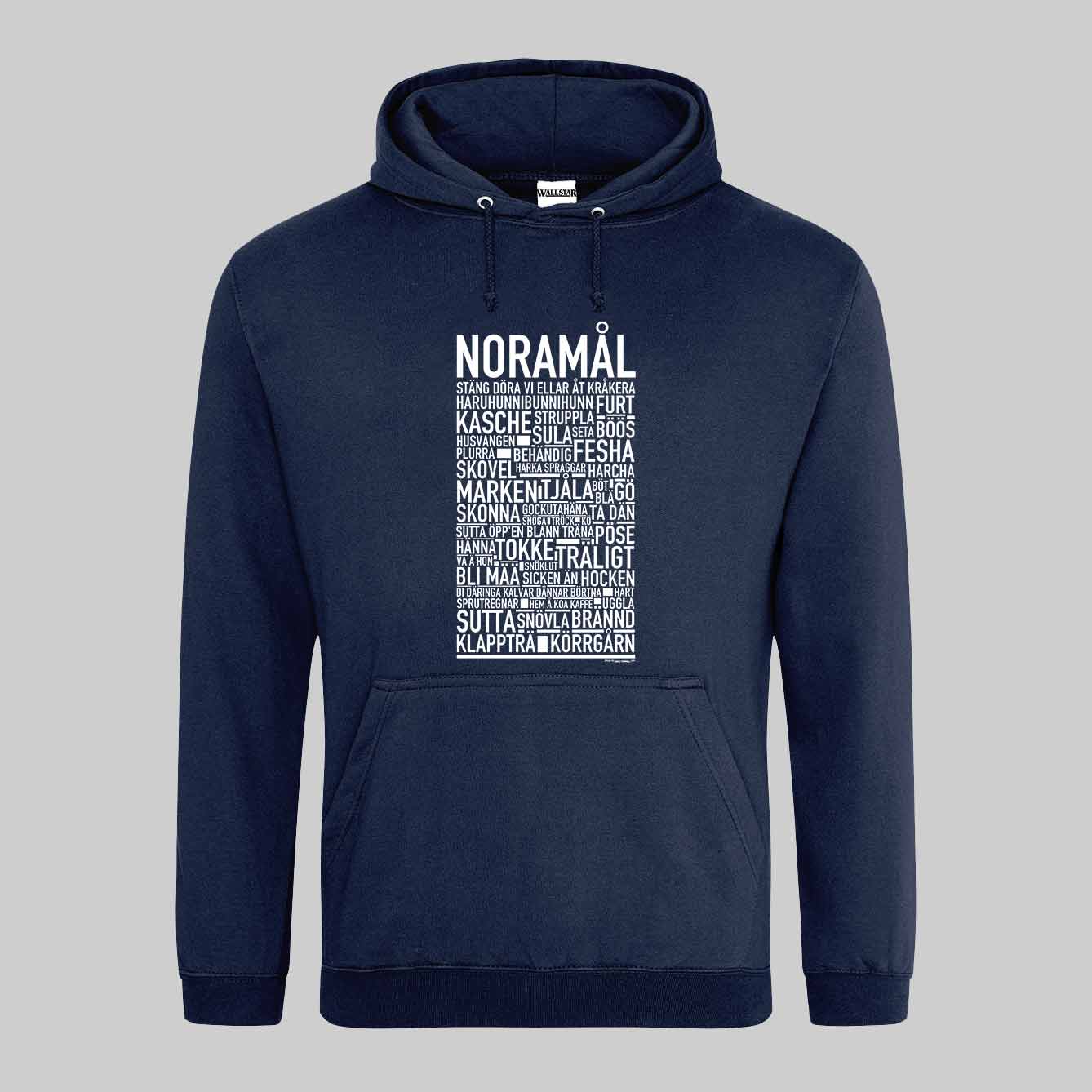 Noramål Dialekt Text Hoodie