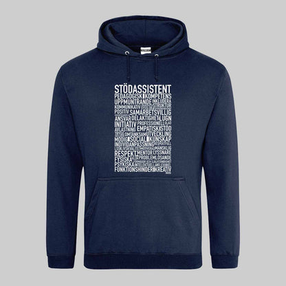 Stödassistent 2025 Text Hoodie