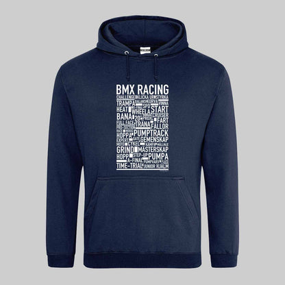 BMX Racing Text Hoodie