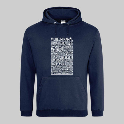 Vilhelminamål Dialekt Text Hoodie