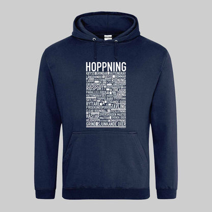 Hoppning Text Hoodie