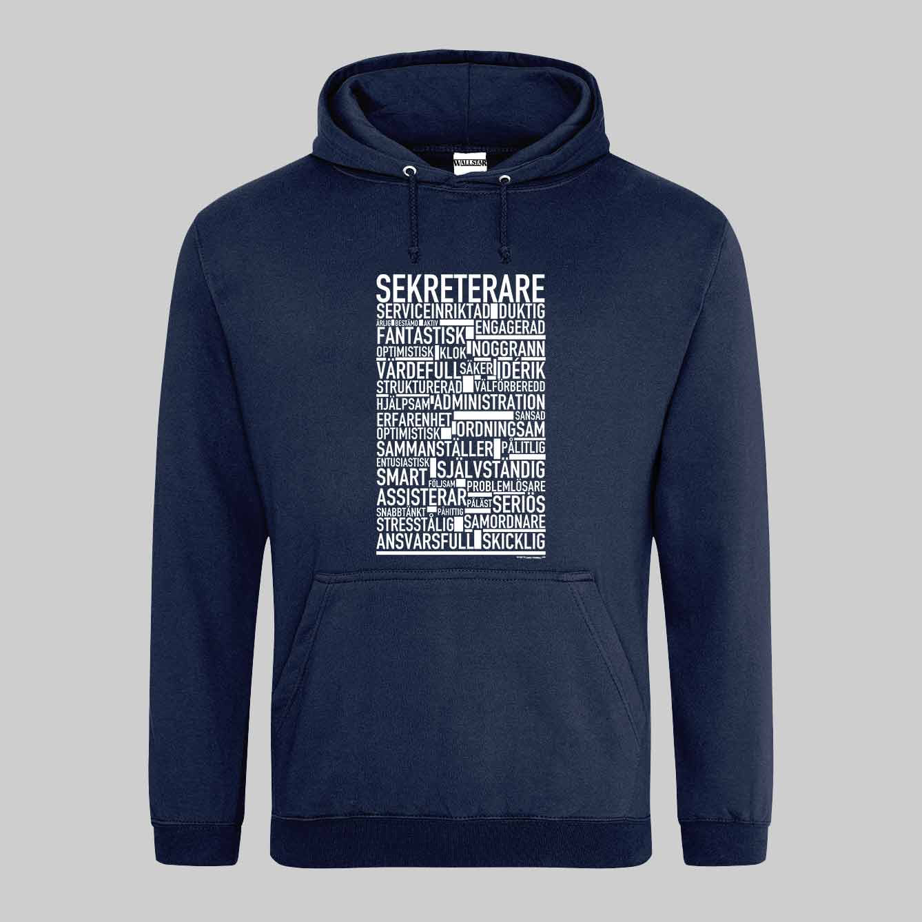 Sekreterare Text Hoodie