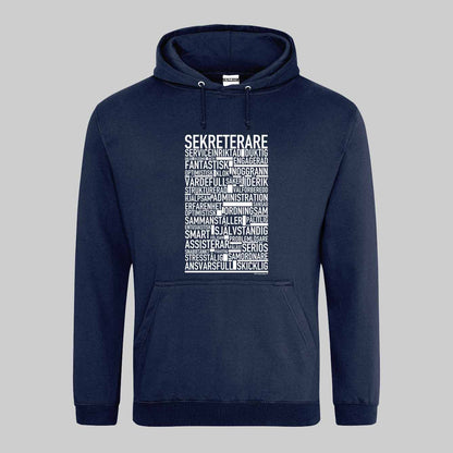 Sekreterare Text Hoodie