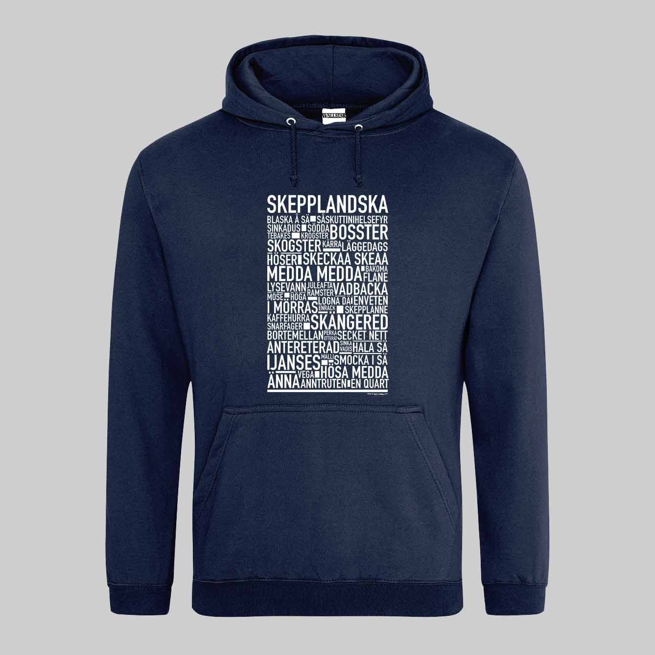 Skepplandska Dialekt Text Hoodie