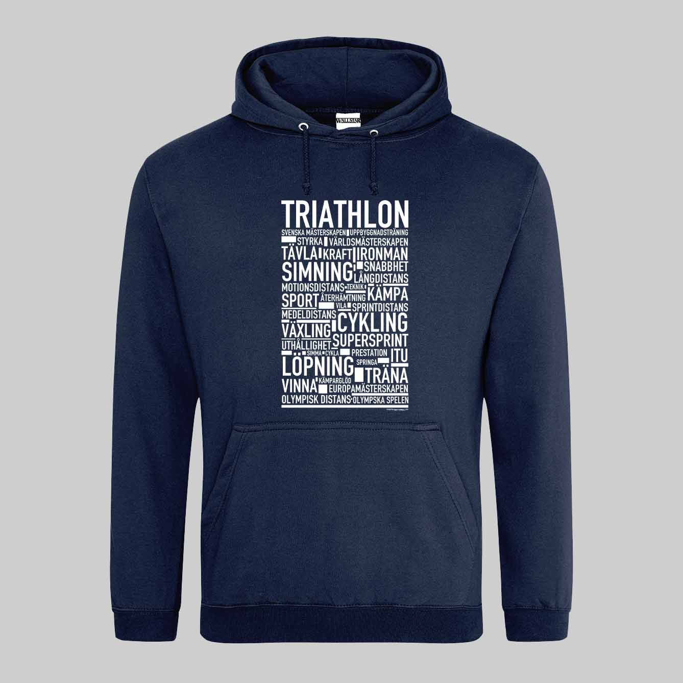 Triathlon Text Hoodie