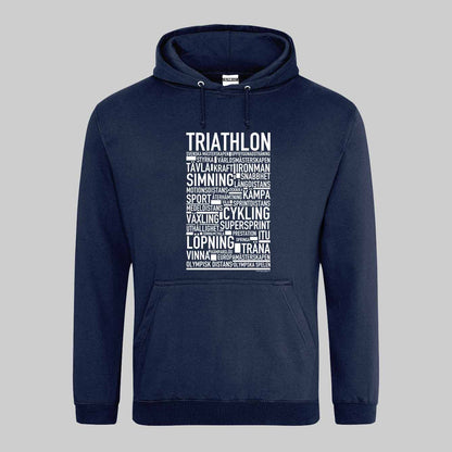 Triathlon Text Hoodie