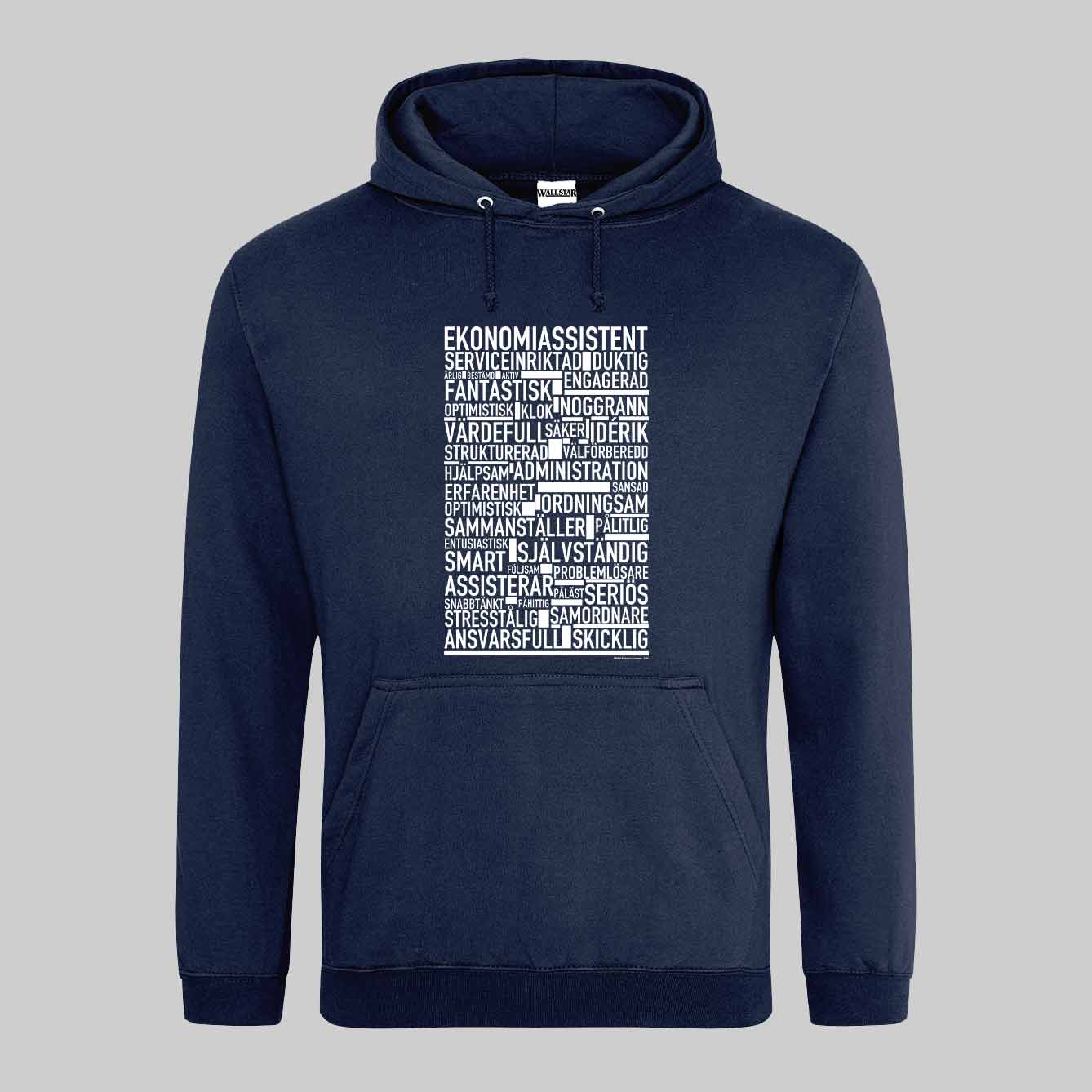 Ekonomiassistent Text Hoodie