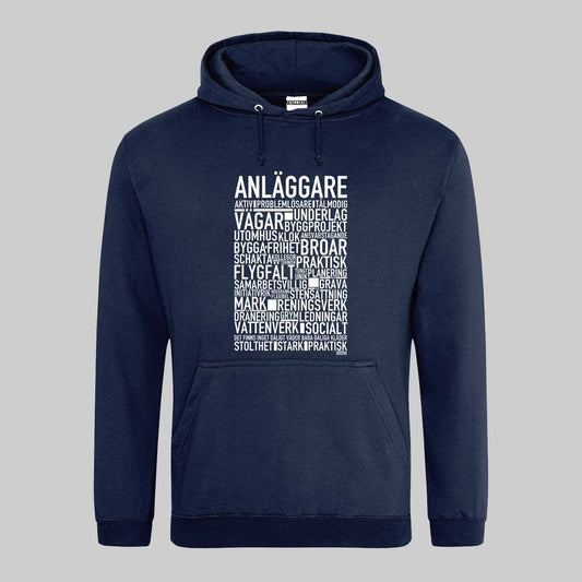 Anläggare Text Hoodie