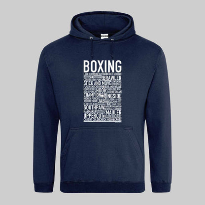 Boxing Text Hoodie