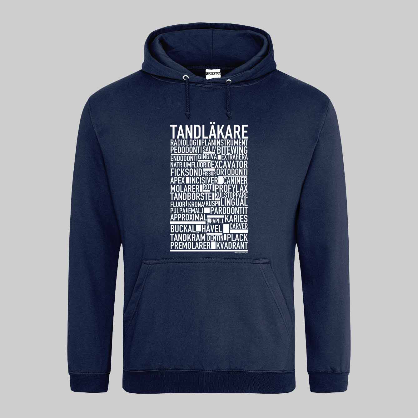 Tandläkare Text Hoodie