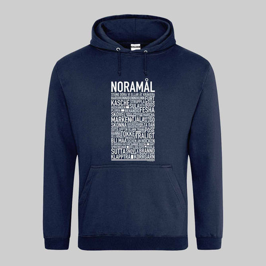 Noramål Dialekt Text Hoodie