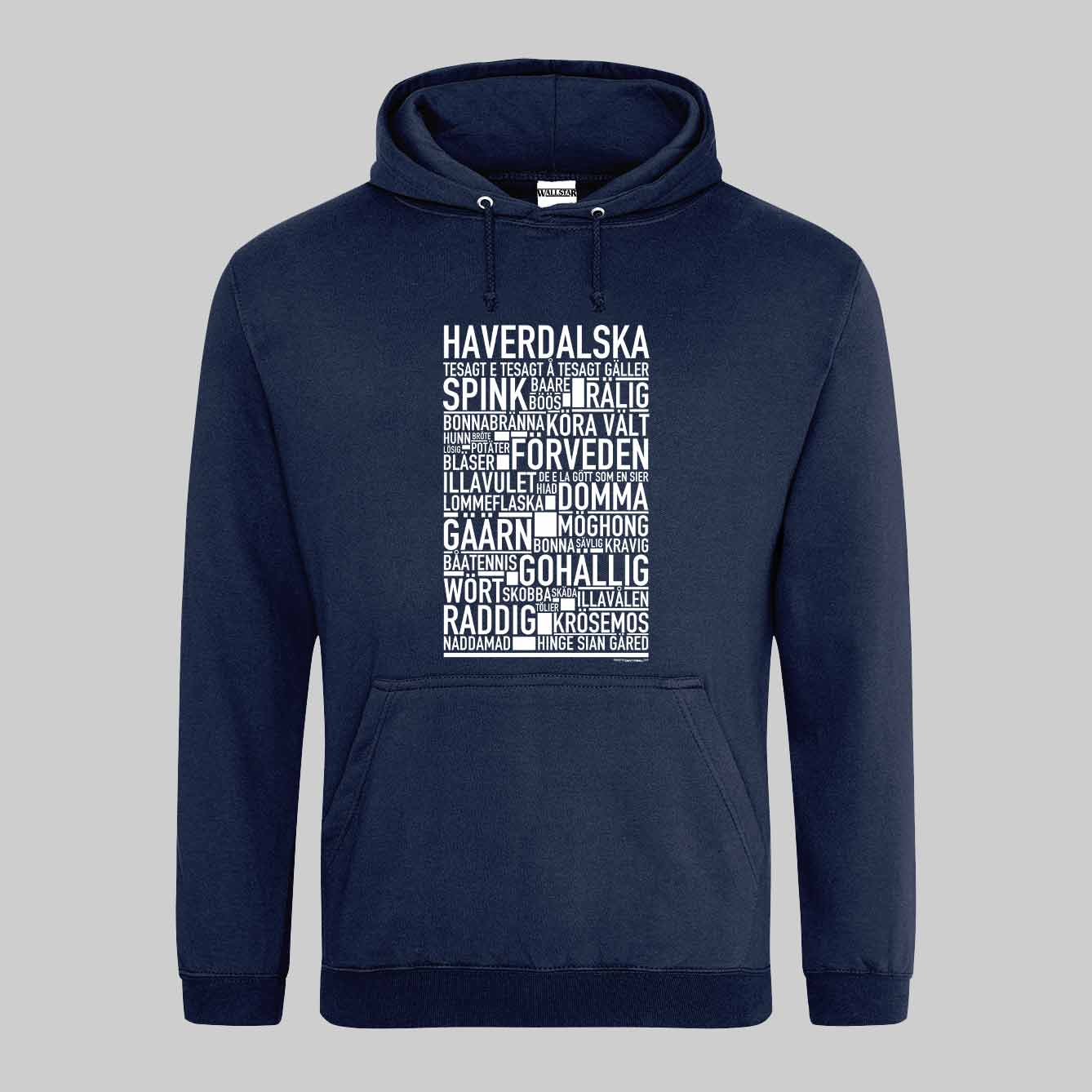 Haverdalska Dialekt Text Hoodie