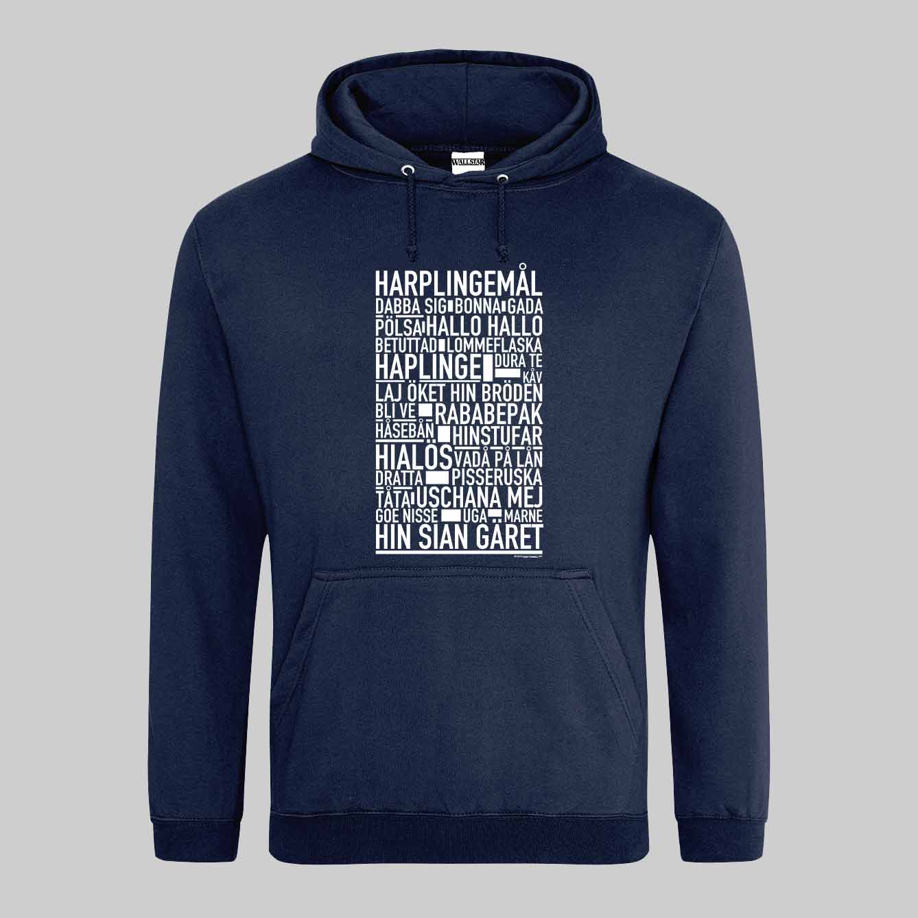 Harplingemål Dialekt Text Hoodie