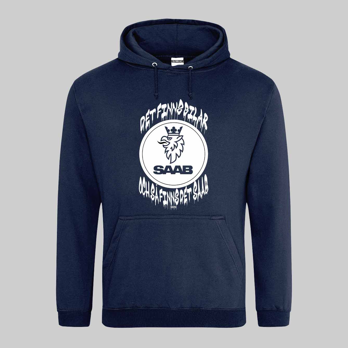 Saab Bilar Text Hoodie