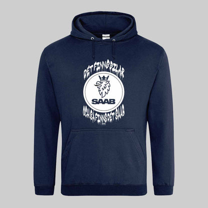 Saab Bilar Text Hoodie