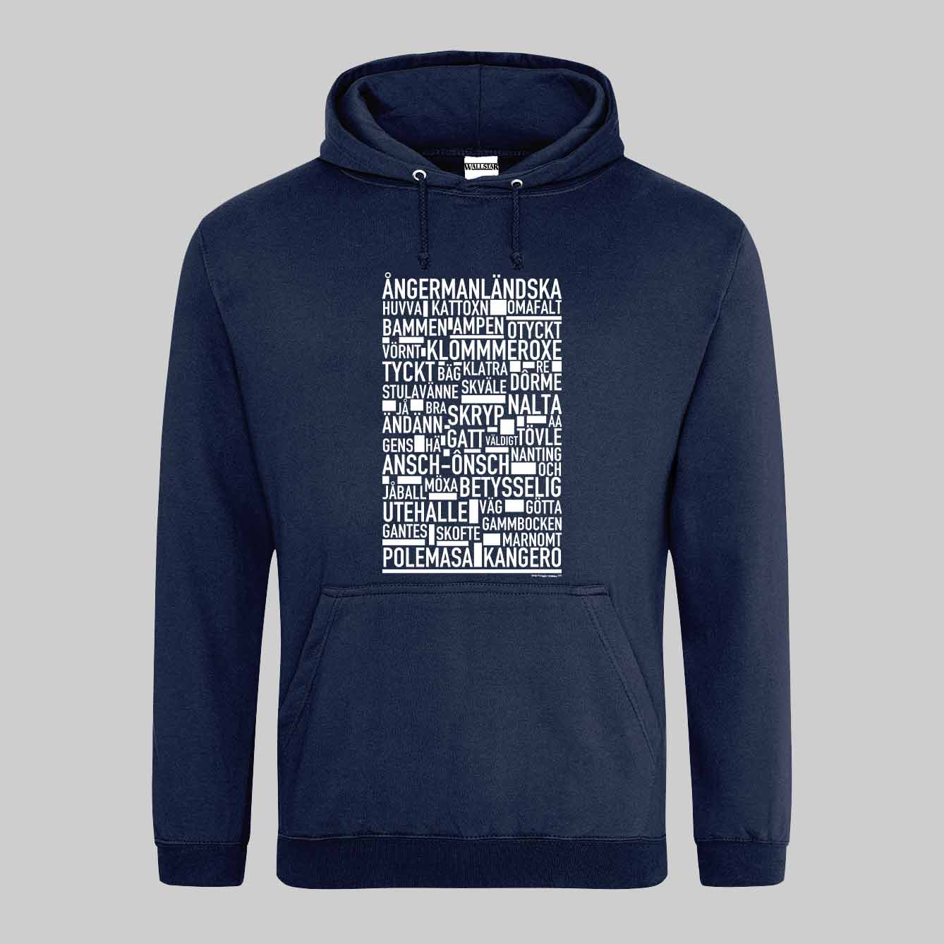 Ångermanländska Dialekt Text Hoodie