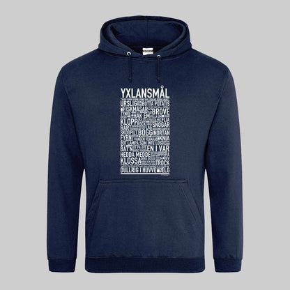 Yxlansmål Dialekt Text Hoodie