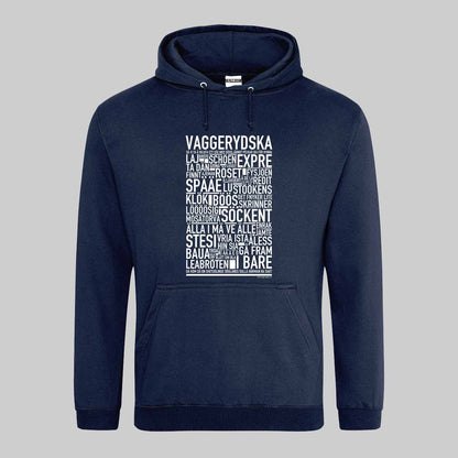 Vaggerydska Dialekt Text Hoodie