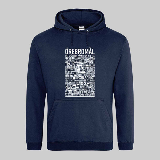 Örebromål Dialekt Text Hoodie