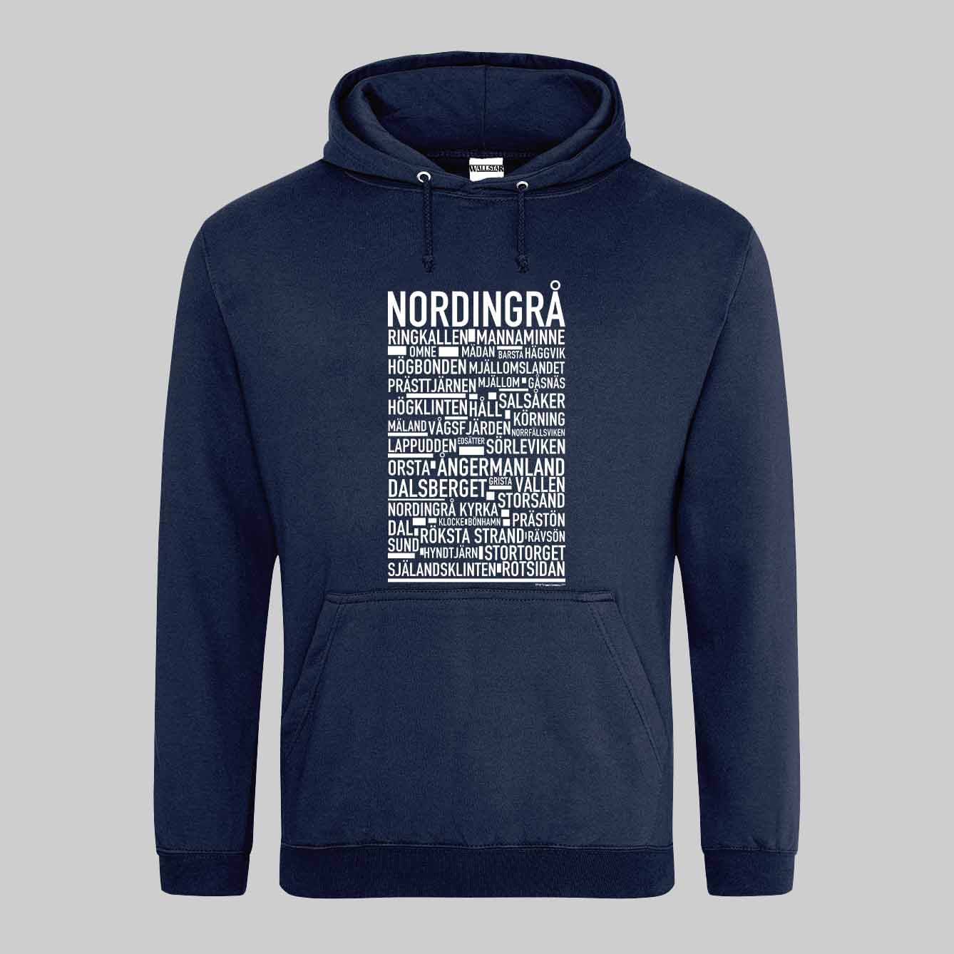 Nordingrå Text Hoodie