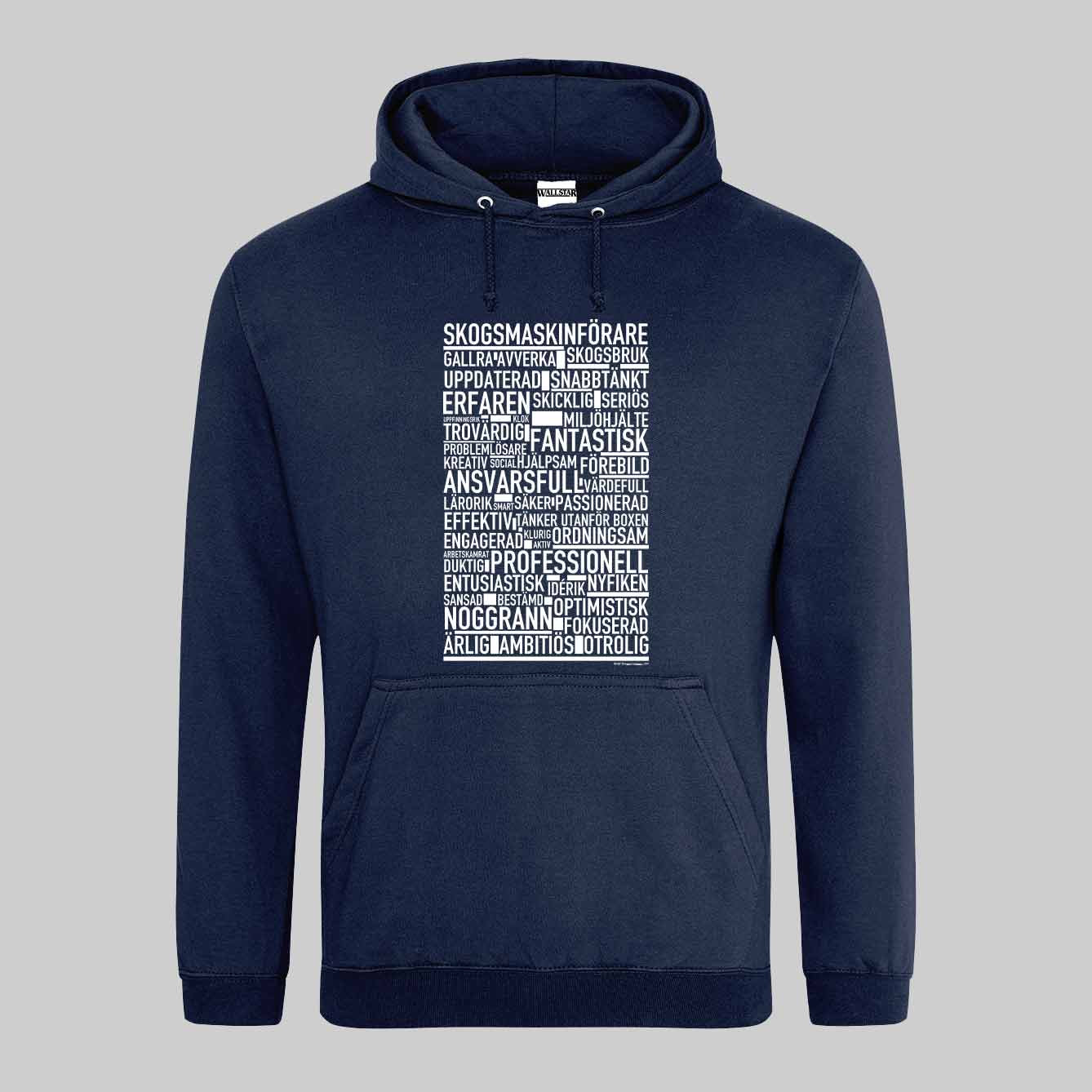 Skogsmaskinförare Text Hoodie