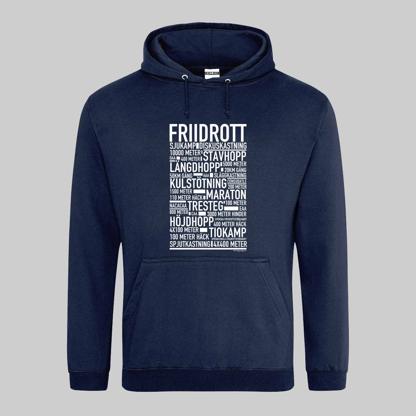 Friidrott Text Hoodie