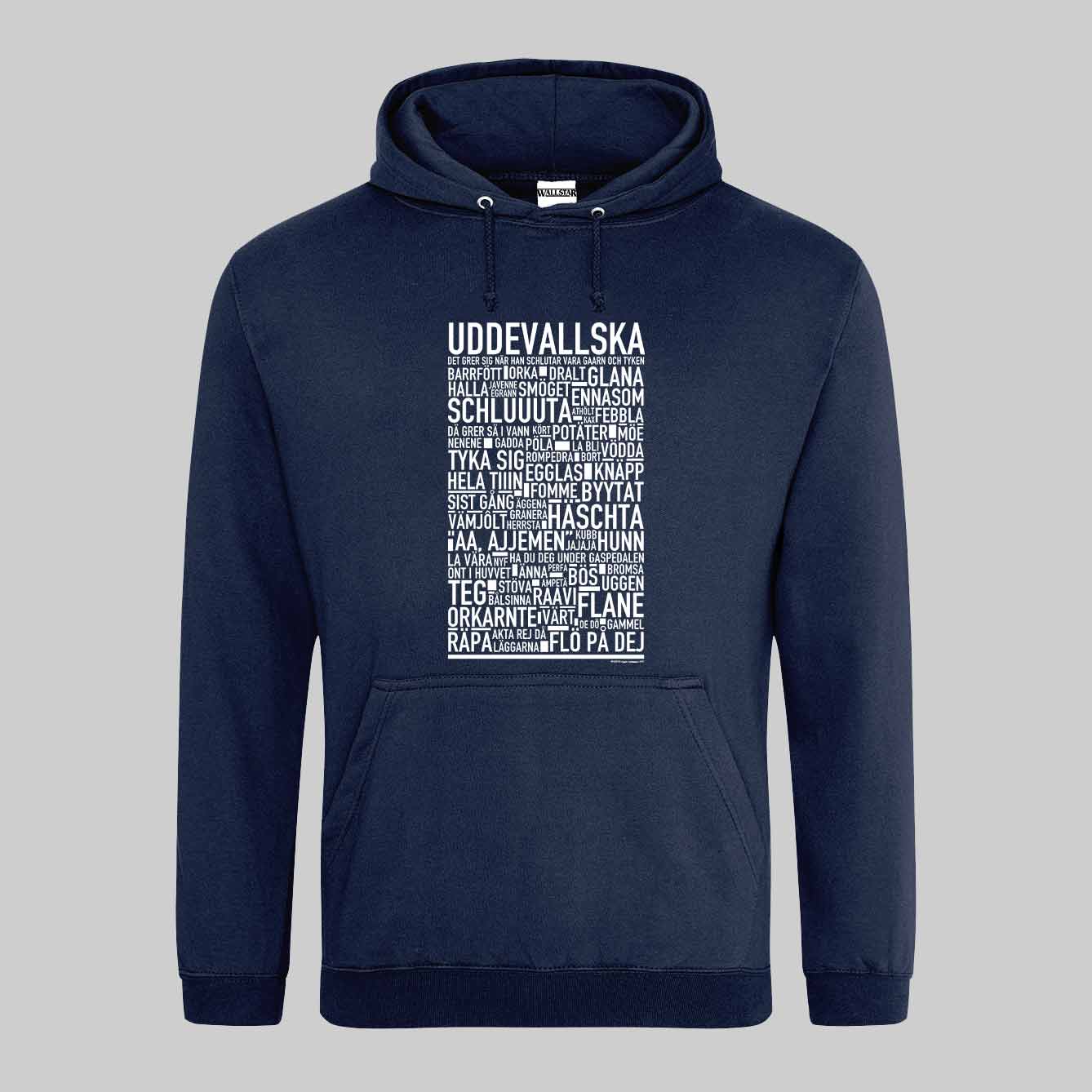Uddevallska Dialekt Text Hoodie