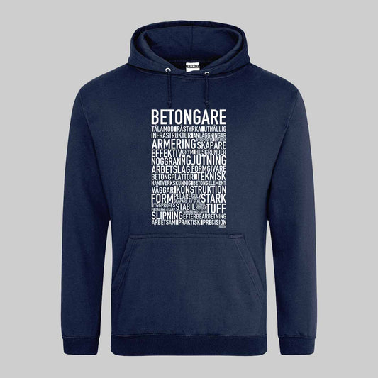 Betongare Text Hoodie