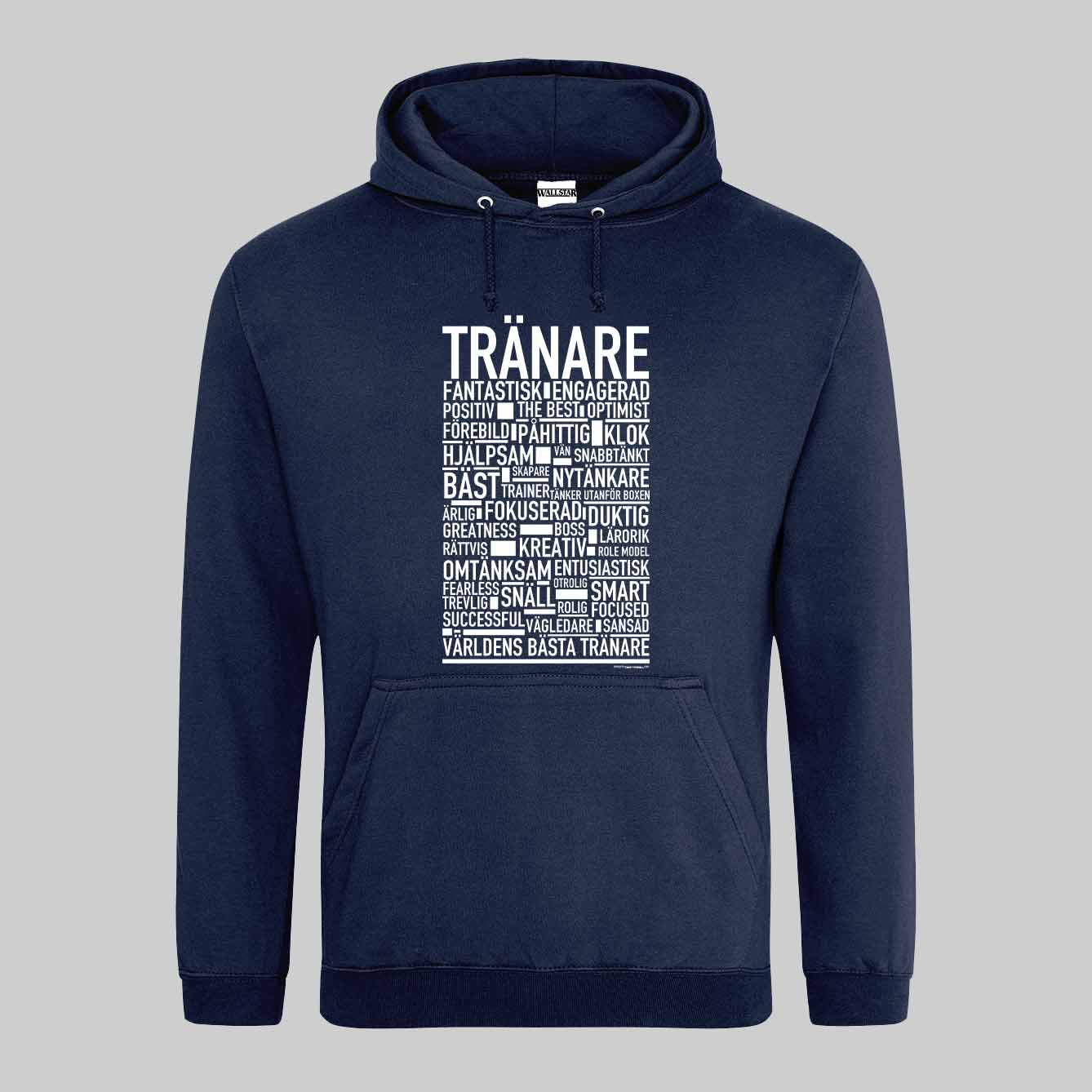 Tränare Text Hoodie
