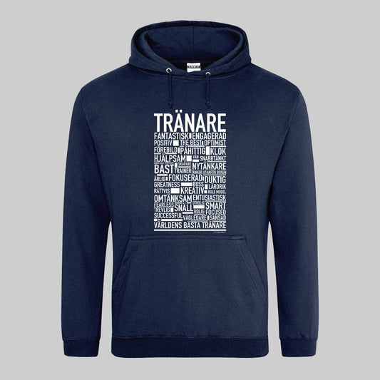 Tränare Text Hoodie