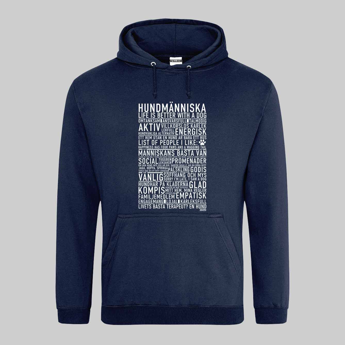 Hundmänniska Text Hoodie