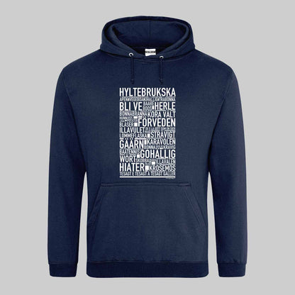Hyltebrukska Dialekt Text Hoodie